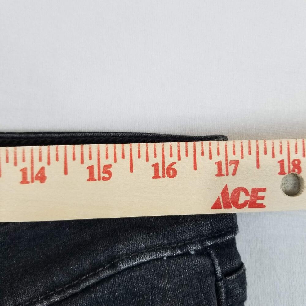 Levis Mid Rise Skinny Jeans Womens 16 Black Stretch Sculpt W33 L30 NWT Pants - Picture 13 of 16